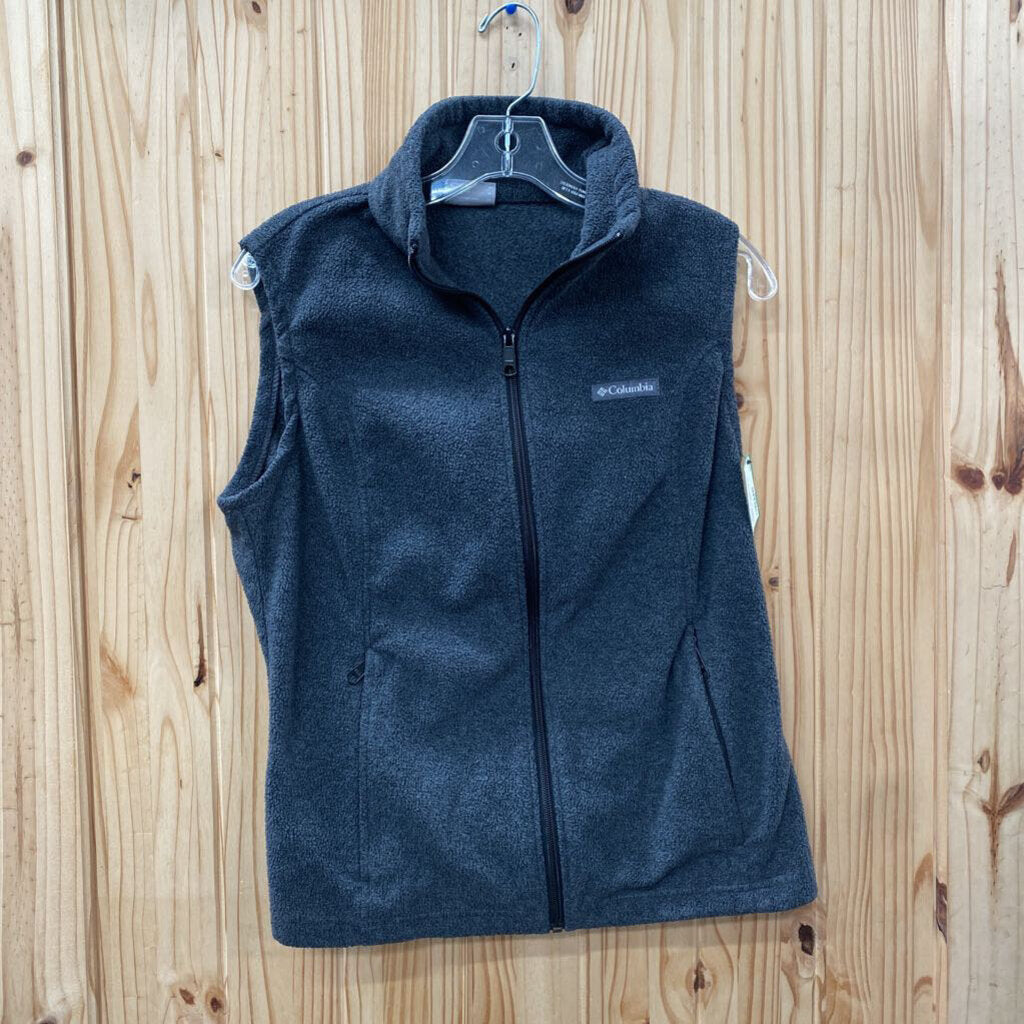 WOMENS COLUMBIA CHARCOAL GREY VEST M