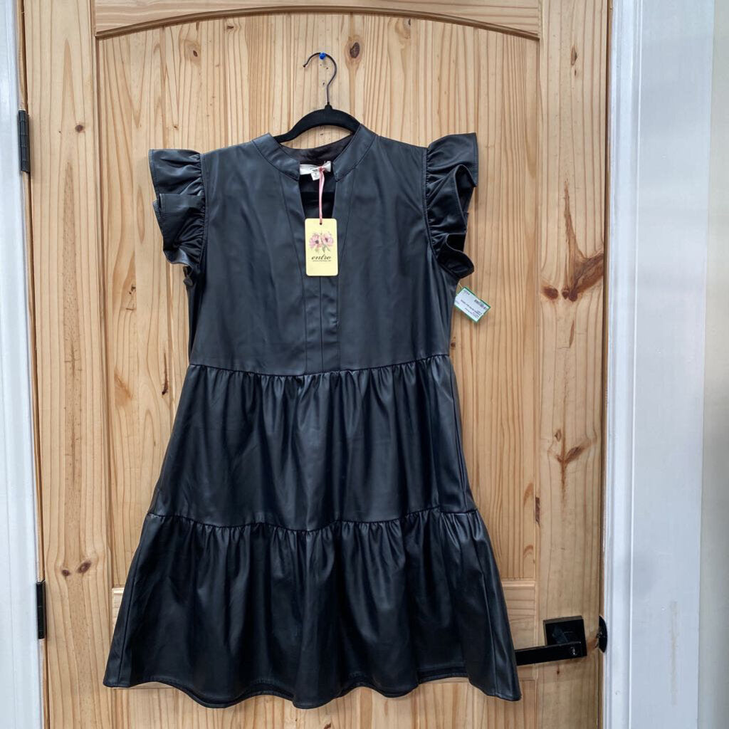 WOMENS ENTRO BLK DRESS S NWT