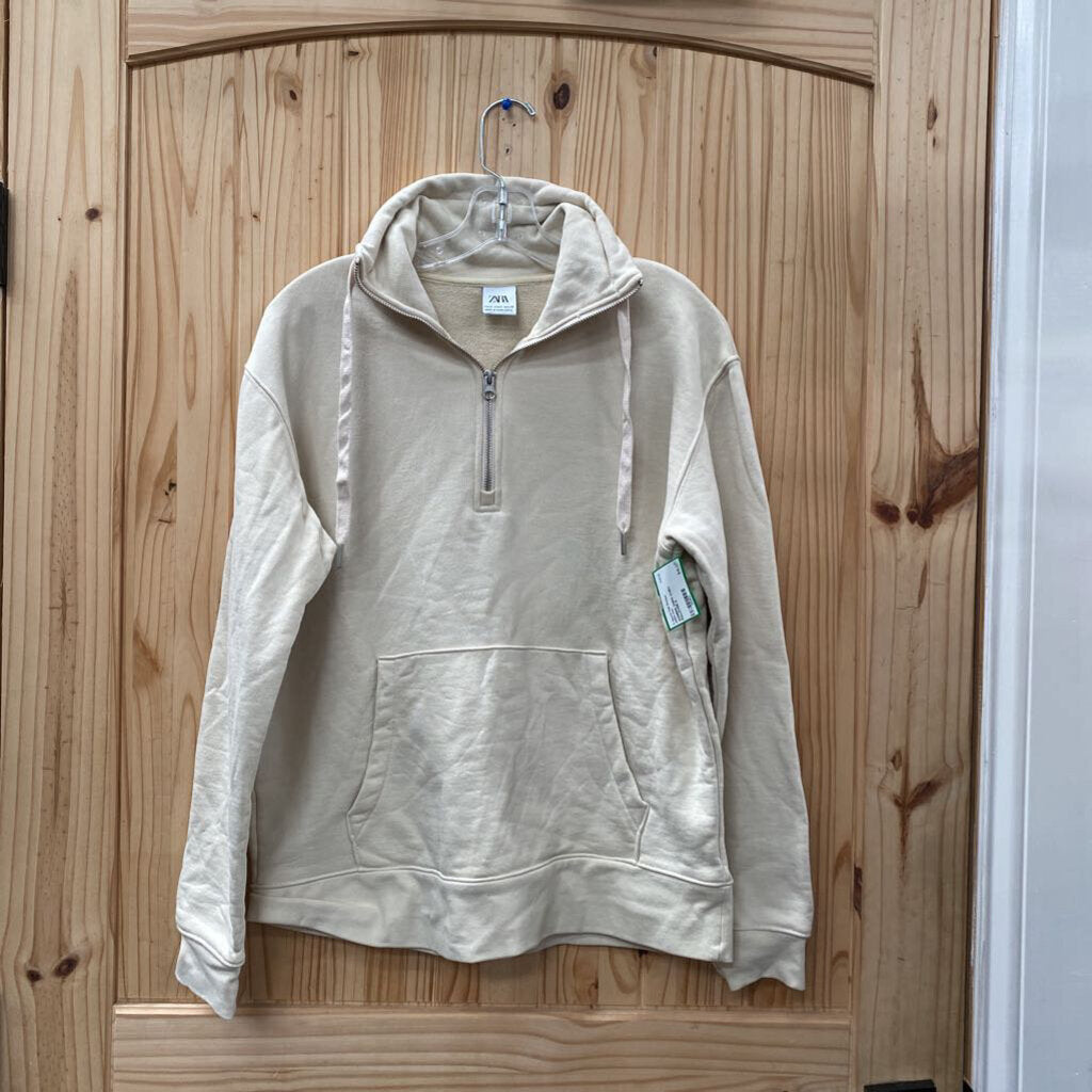 WOMENS ZARA IVORY PULLOVER S