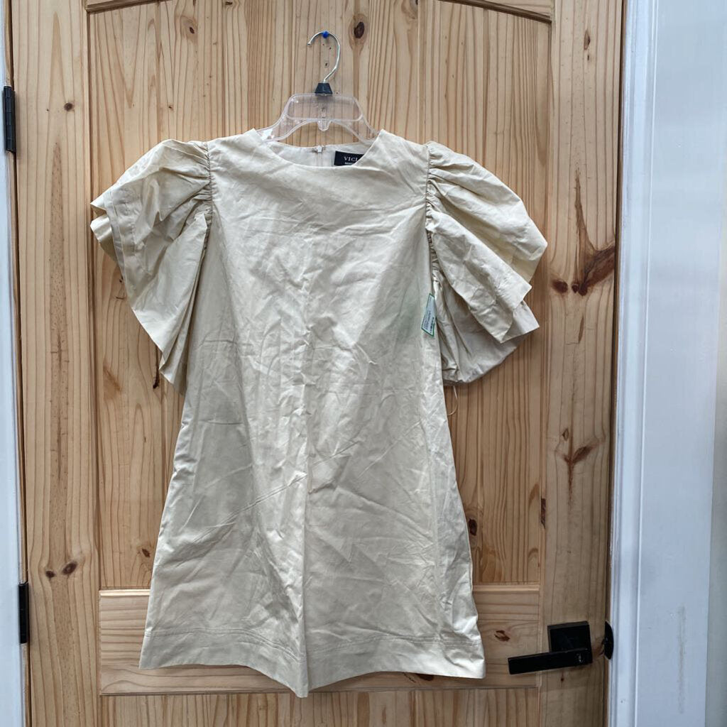 WOMENS VICI BEIGE CASUAL DRESS M