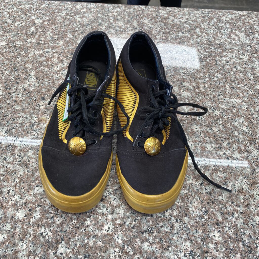 HARRY POTTER VANS BLK/GOLD MENS 7 WOMENS 8.5