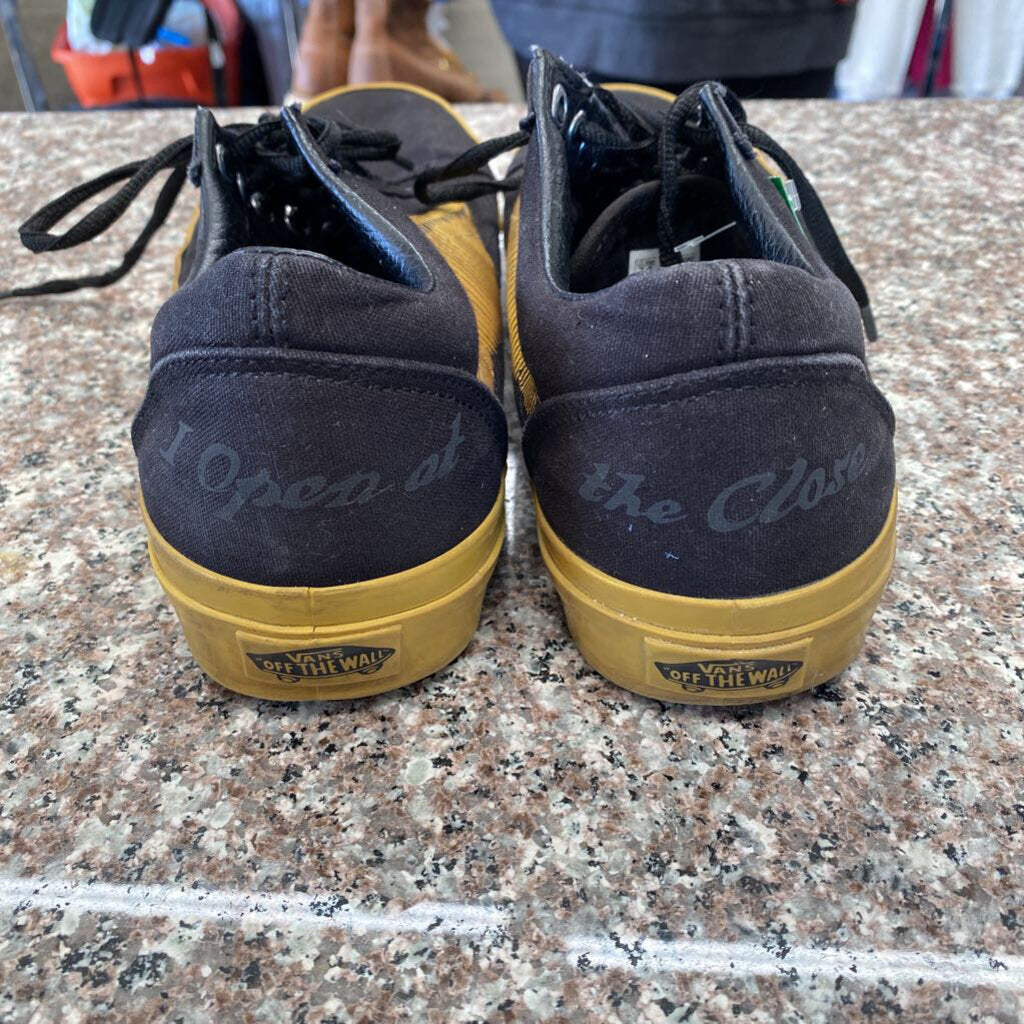 HARRY POTTER VANS BLK/GOLD MENS 7 WOMENS 8.5