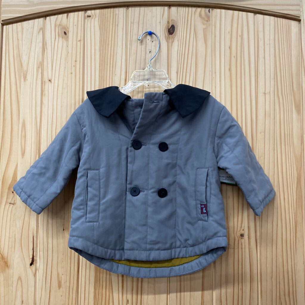 GIRLS MOIMOLN GREY/BLK JACKET 90 2T
