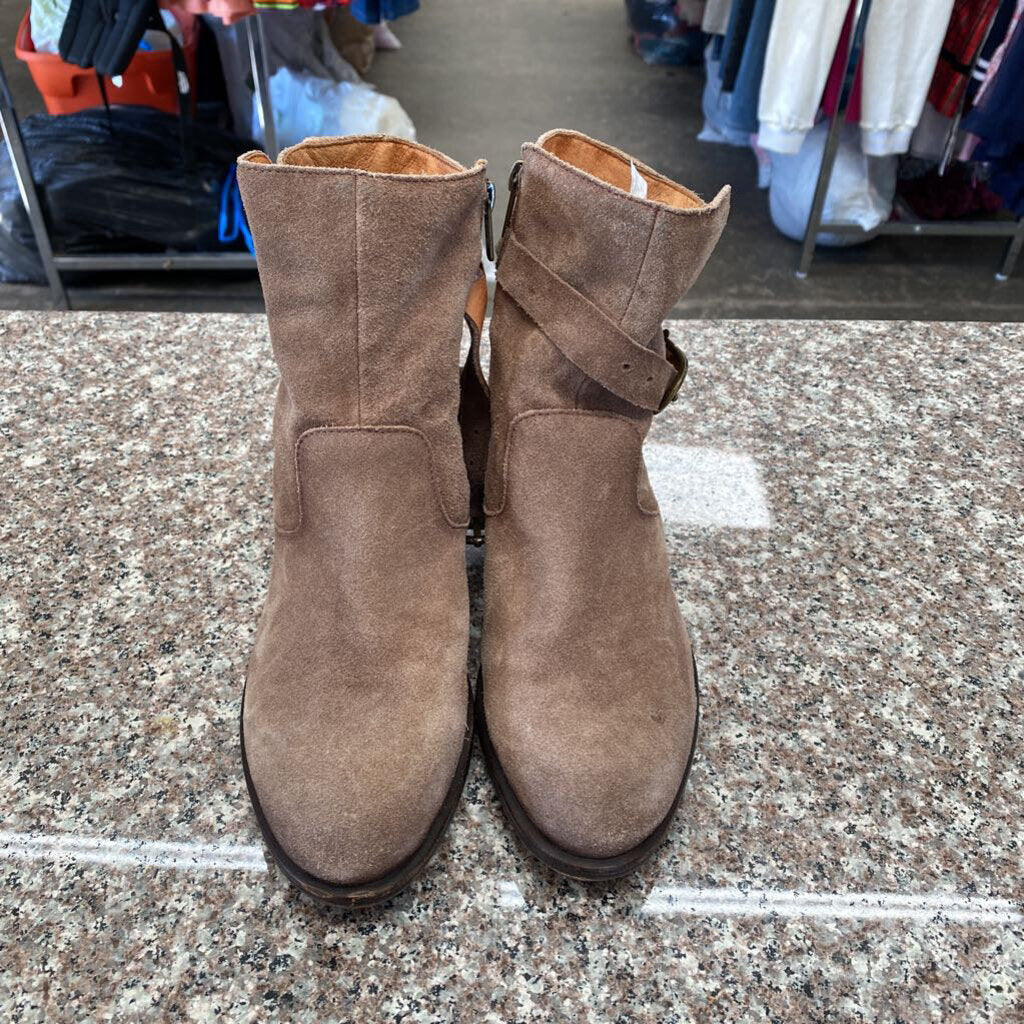 WOMENS PIKOLINOS DK TAUPE ANKLE BOOTS 9 1/12