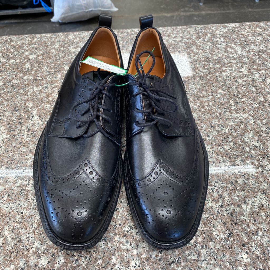 MENS ECCO BLK/WHITE CASUAL SHOES 11/11.5