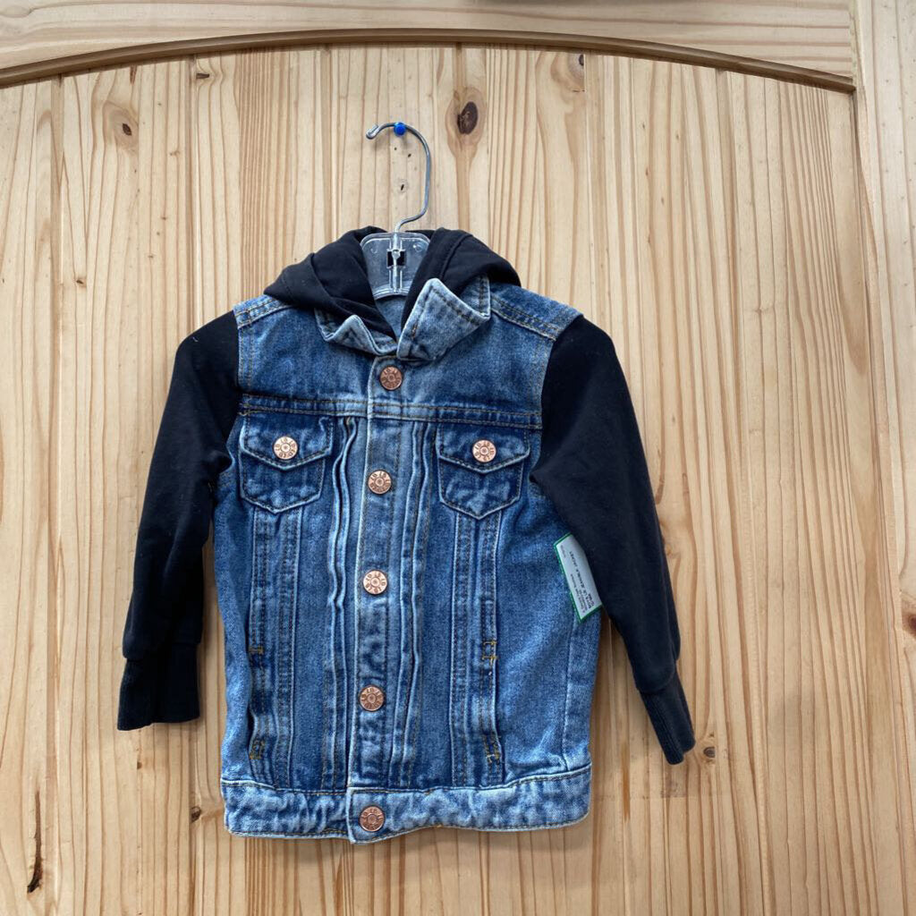 BOYS LB JEAN/BLK JACKET 12/18M