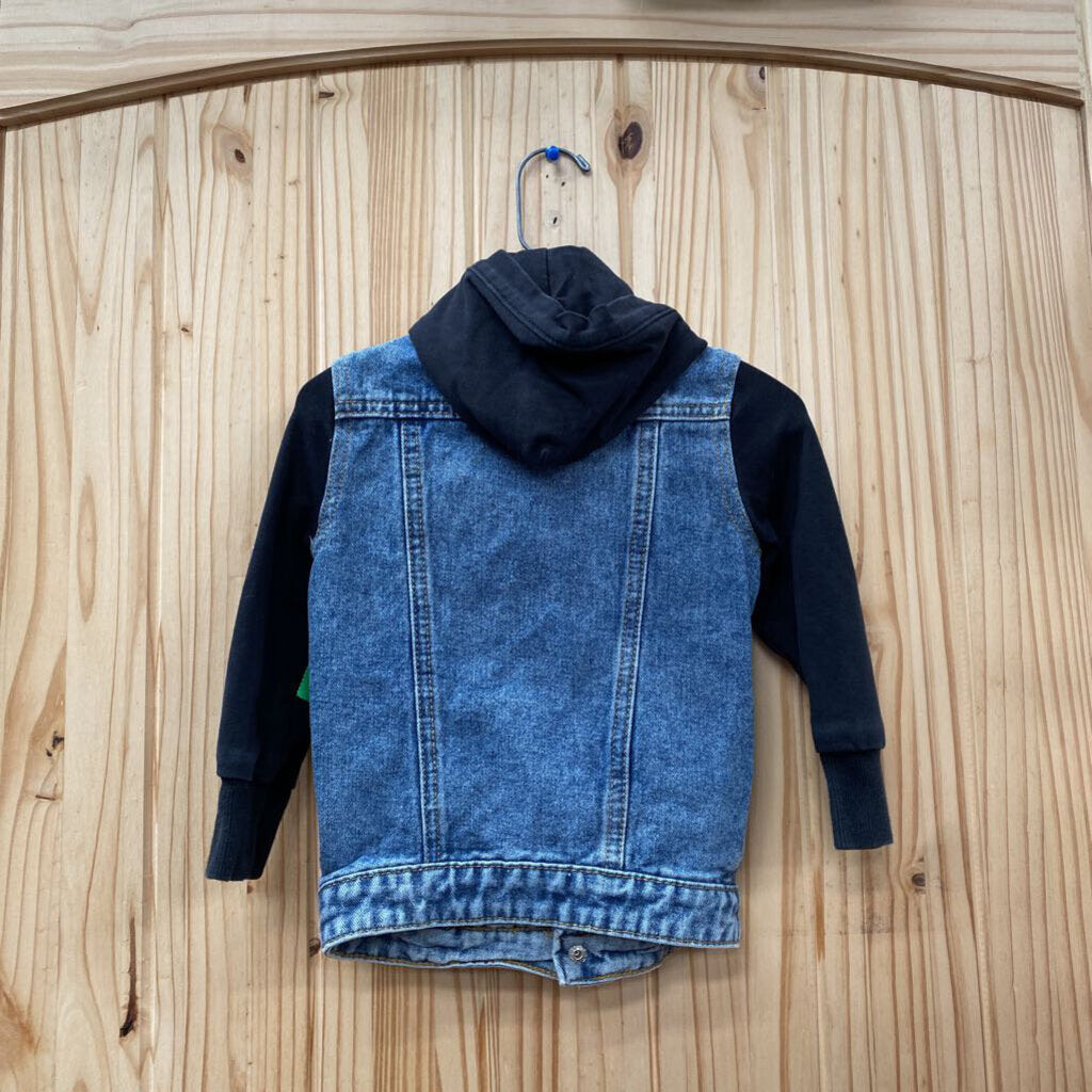 BOYS LB JEAN/BLK JACKET 12/18M
