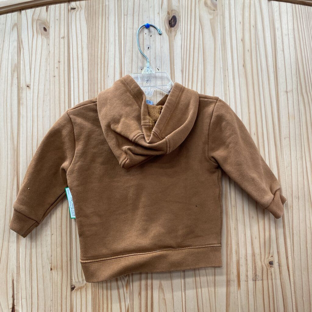 BOYS CARHARTT RUST BROWN JACKET 12M