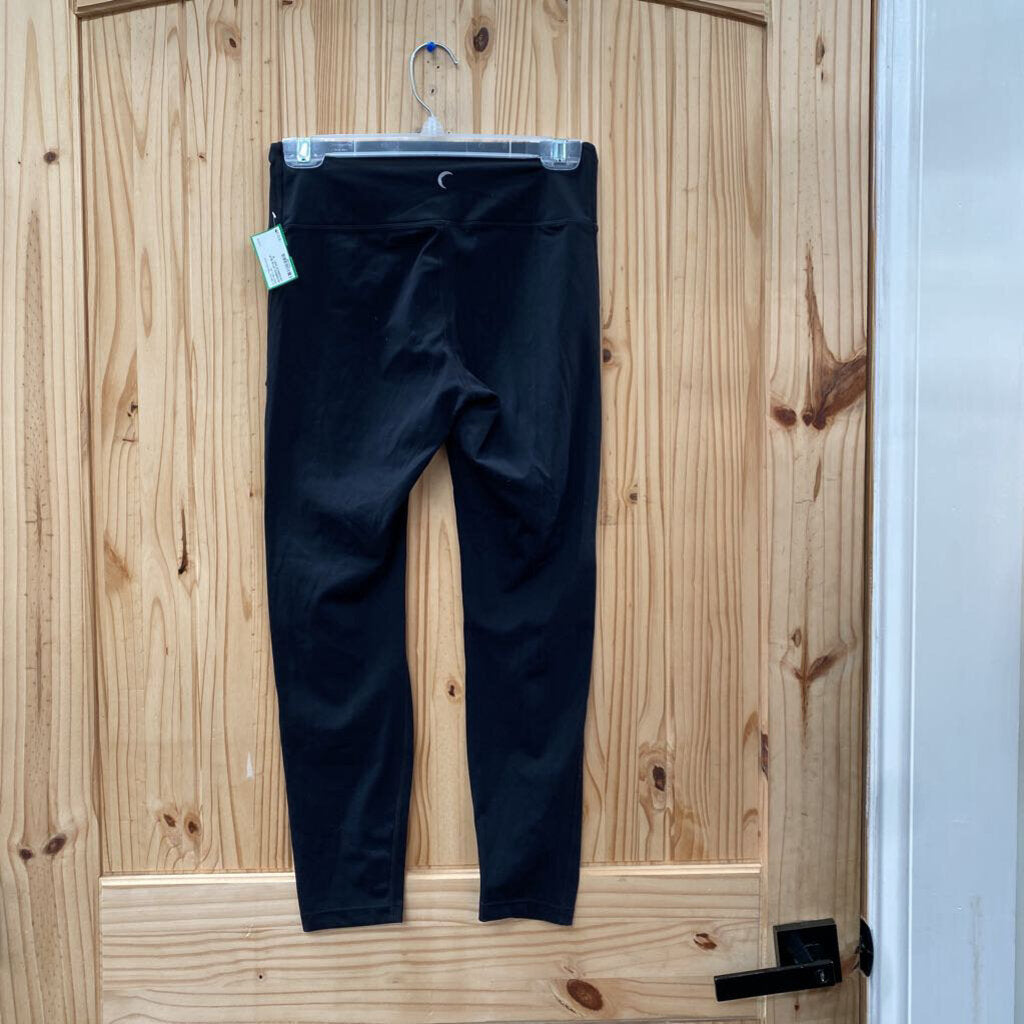 WOMENS ZYIA BLK LEGGINGS DIST. M