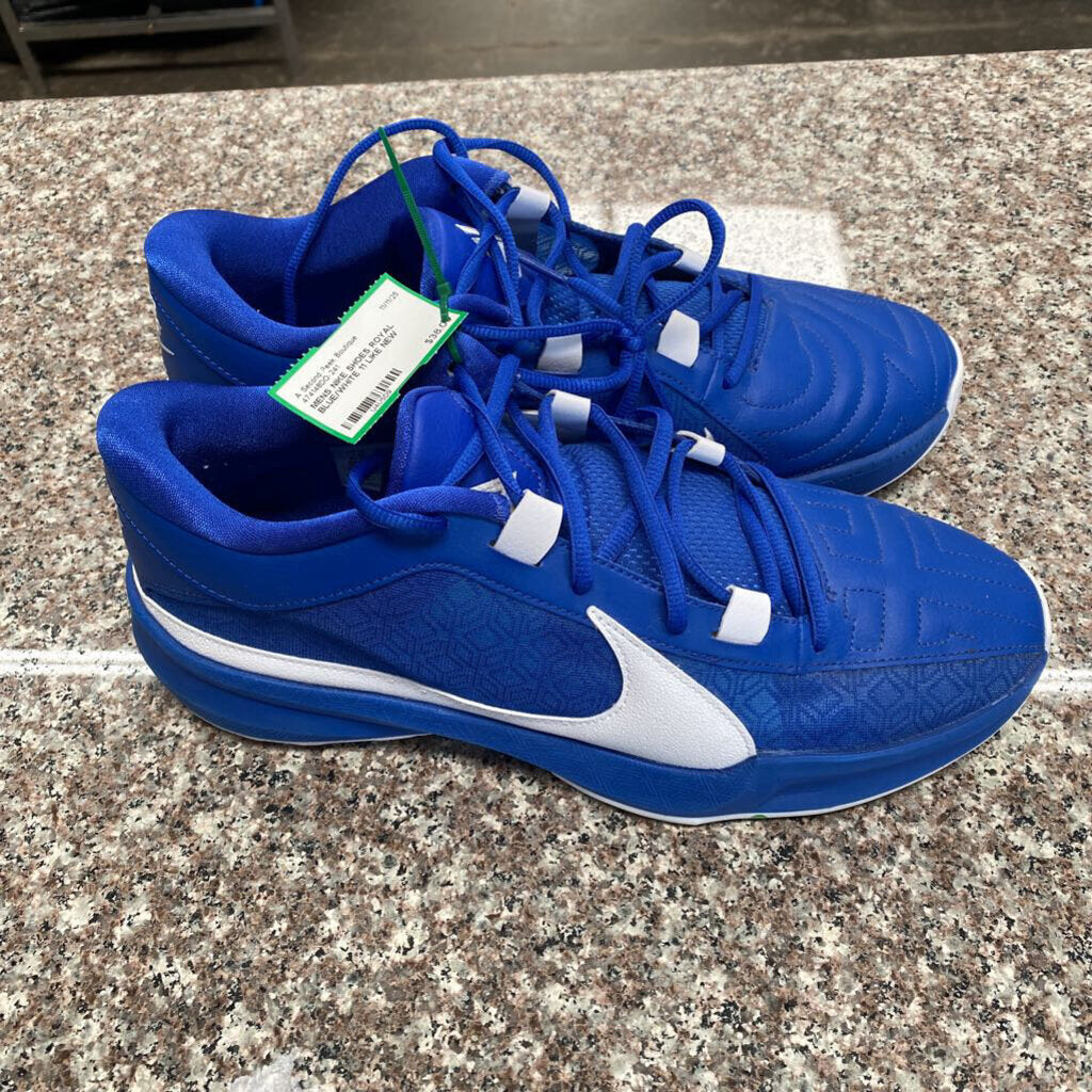 MENS NIKE SHOES ROYAL BLUE/WHITE 11 LIKE NEW