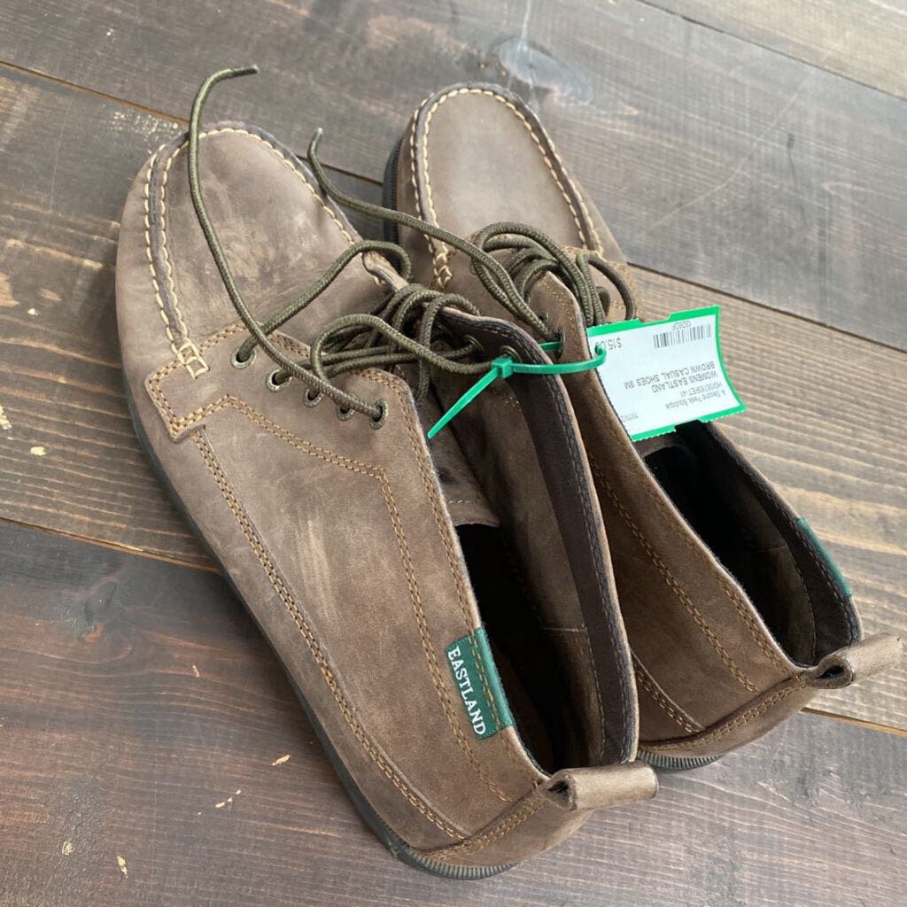 WOMENS EASTLAND BROWN CASUAL SHOES 9M