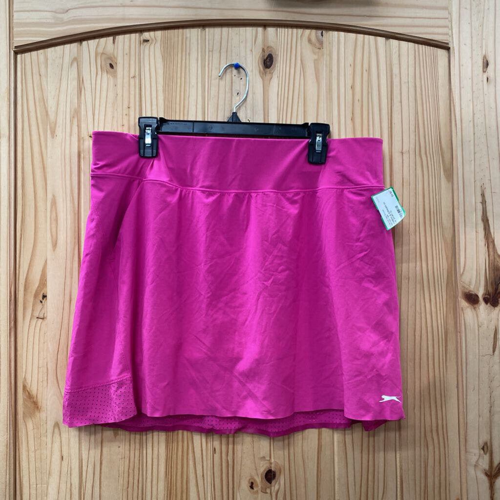 WOMENS SLAZENGER DK PINK SKORT XL