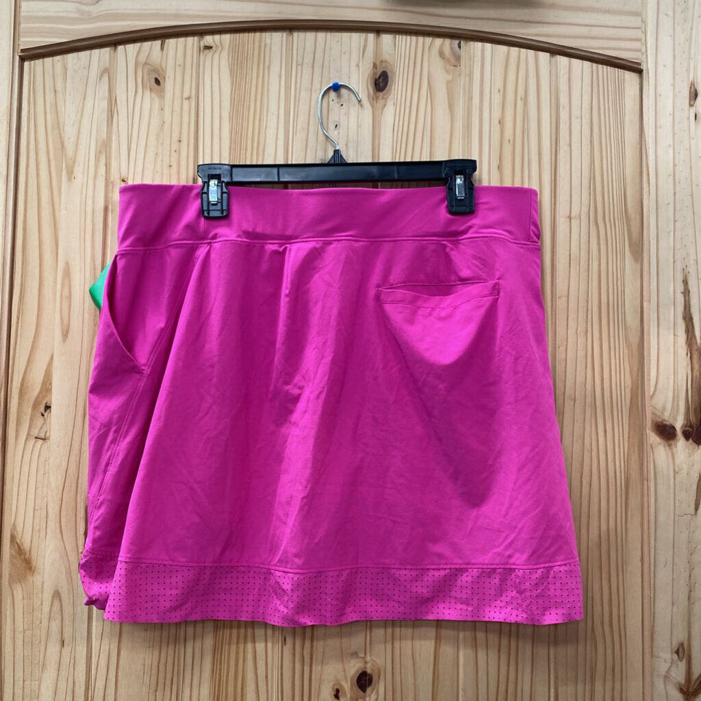 WOMENS SLAZENGER DK PINK SKORT XL
