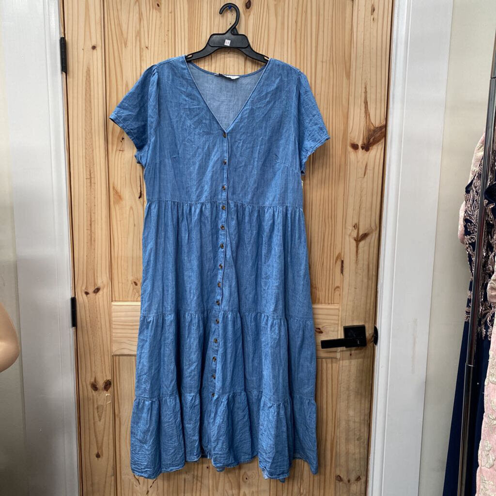 WOMENS SONOMA DENIM DRESS XXL