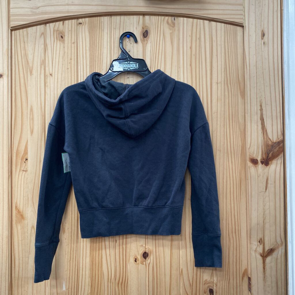 BOYS UNDER ARMOUR BLK/WHITE HOODIE YSM 6