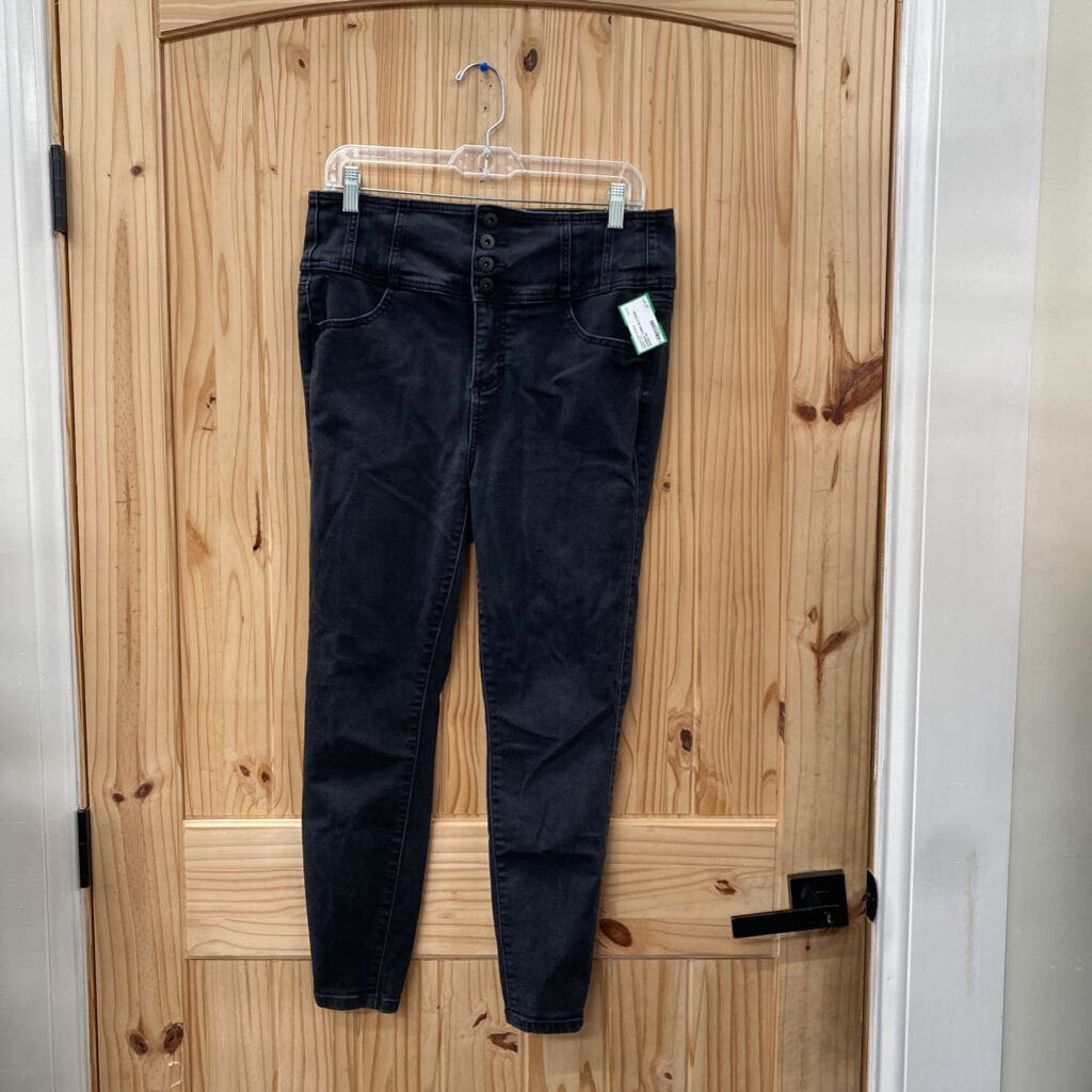 WOMENS TORRID BLK DENIM JEANS 10R