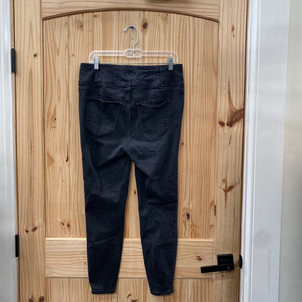 WOMENS TORRID BLK DENIM JEANS 10R