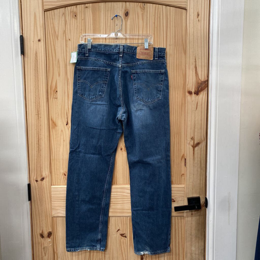 MENS LEVI DENIM JEANS 36X30