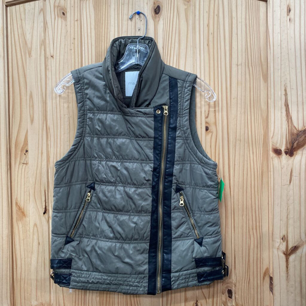 WOMENS MAURICE OLIVE GREEN VEST M