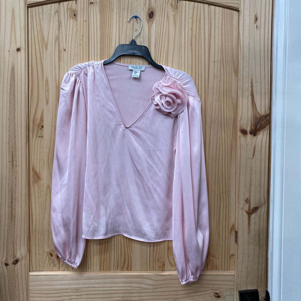 WOMENS RACHEL ZOE PINK CASUAL TOP M