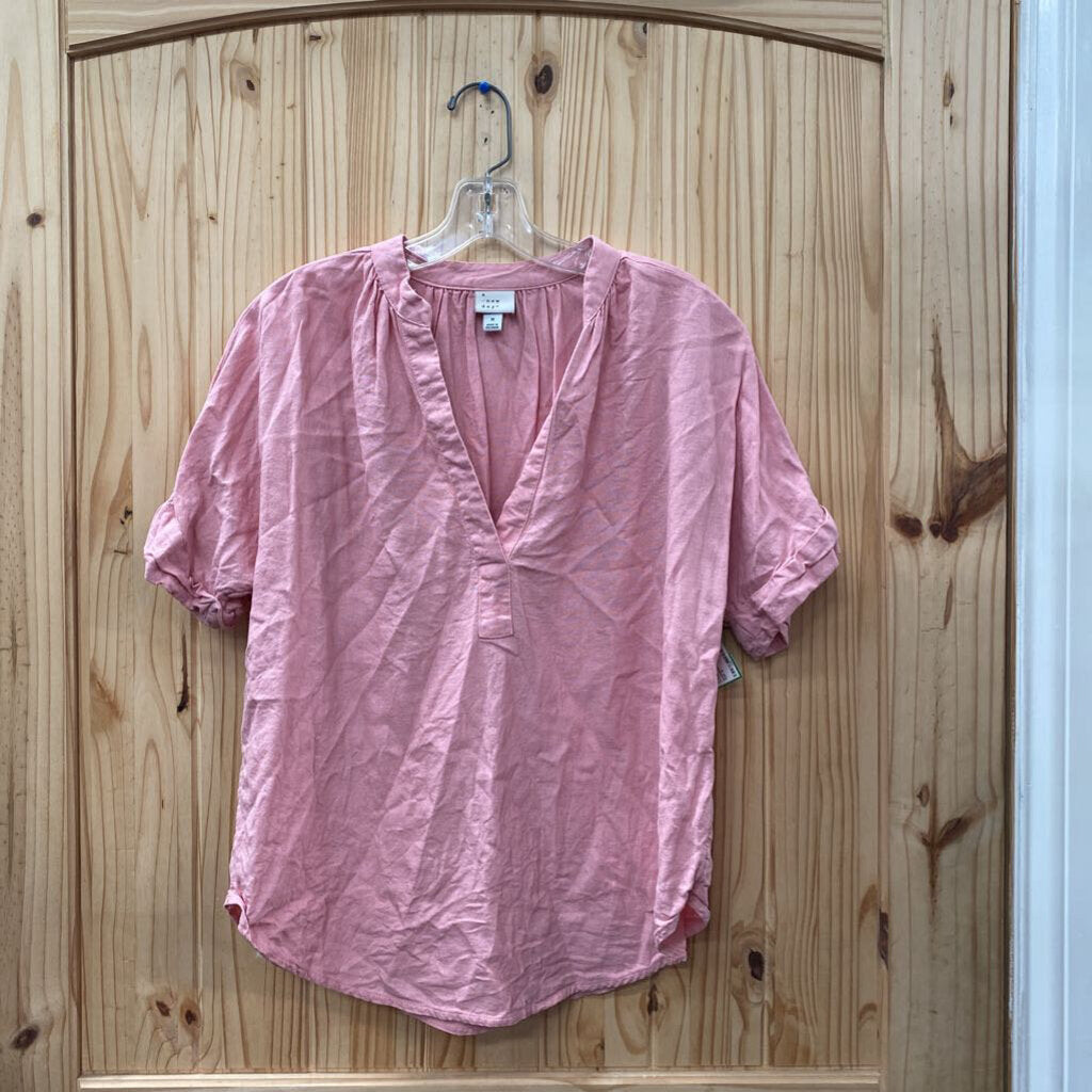 WOMENS A NEW DAY PINK TOP M