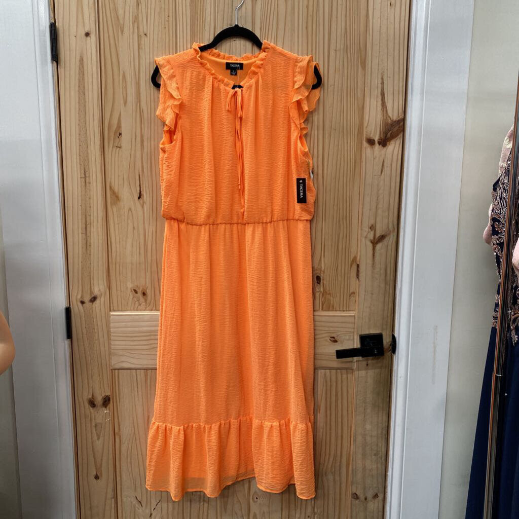 WOMENS TACERA ORANGE DRESS L NWT
