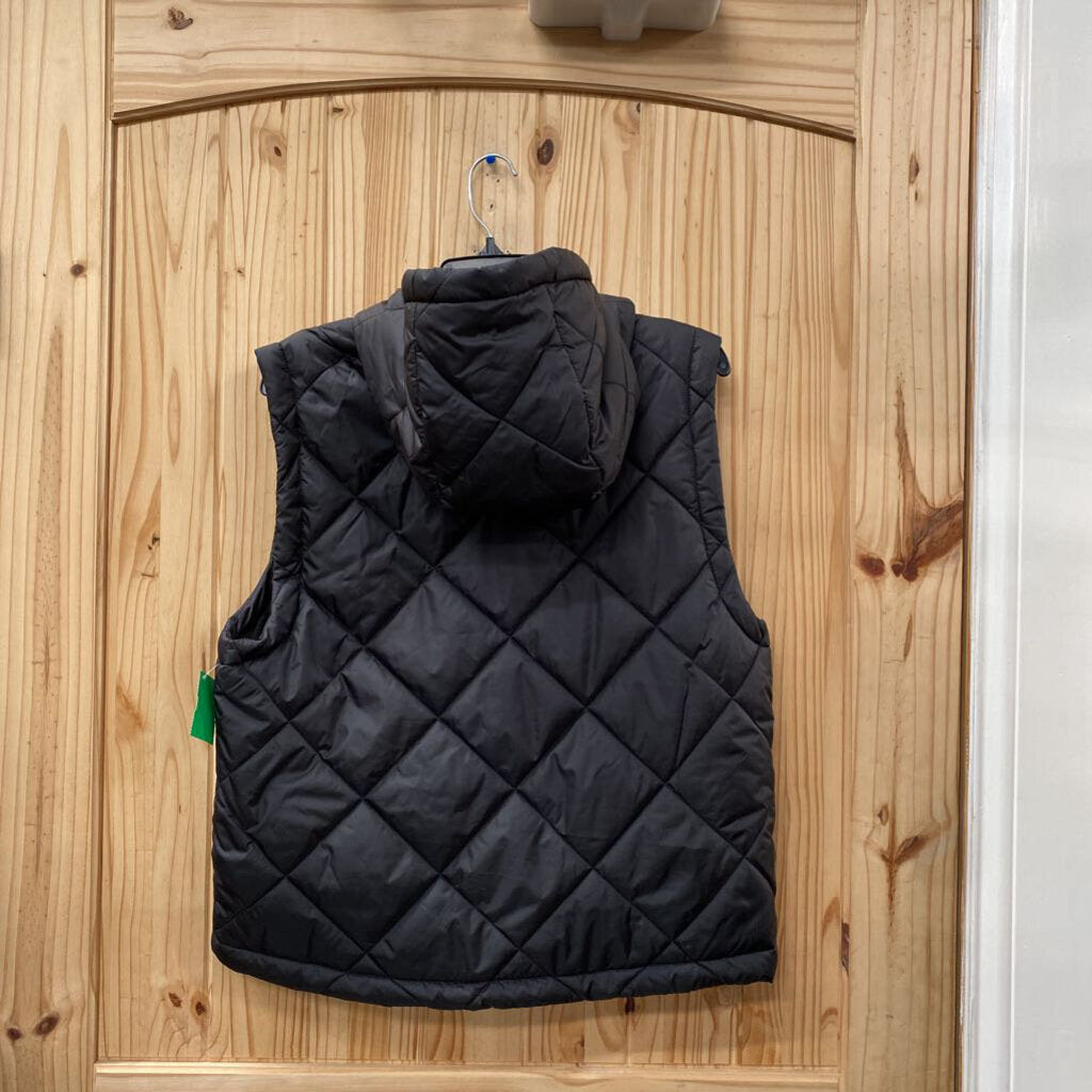 WOMENS LOVE & SPORTS BLK VEST M