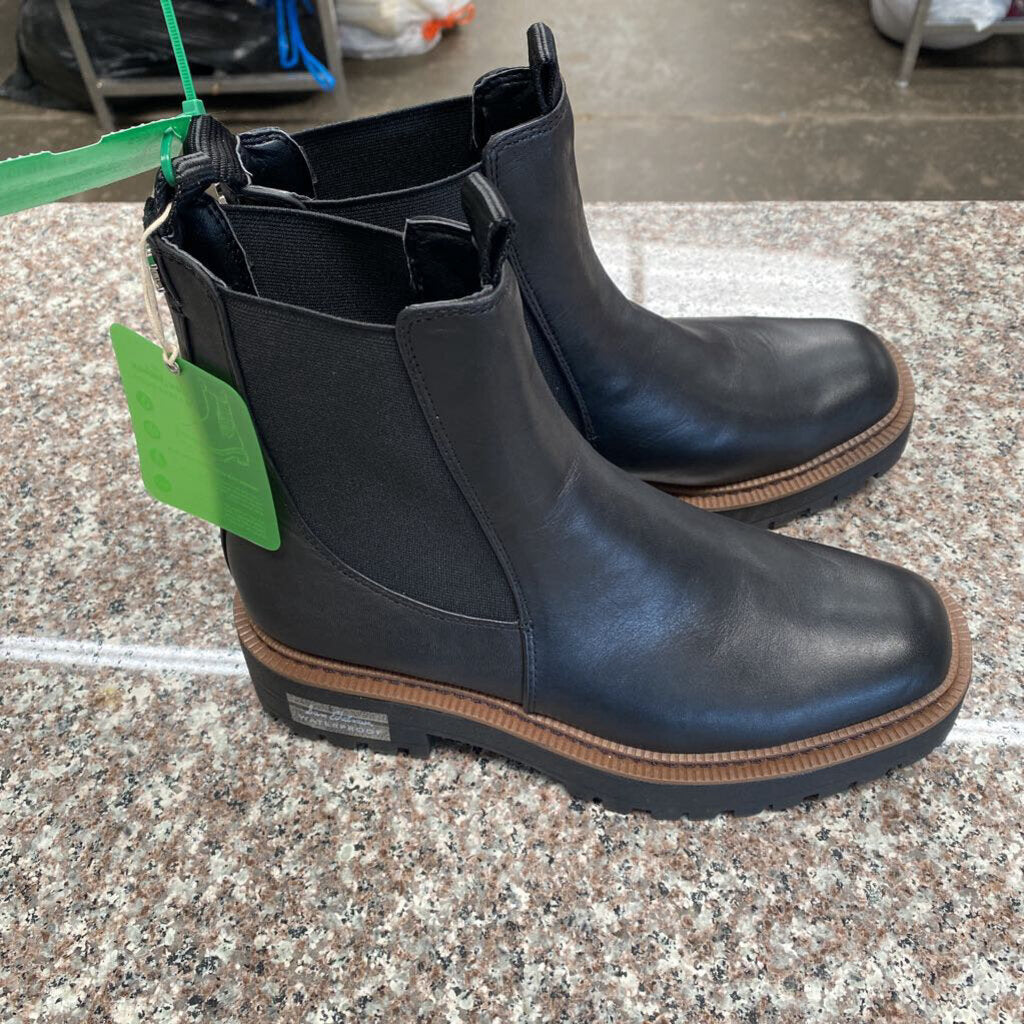 WOMENS SAM EDELMAN BLACK WATERPROFF BOOTS 7 1/2 NWT