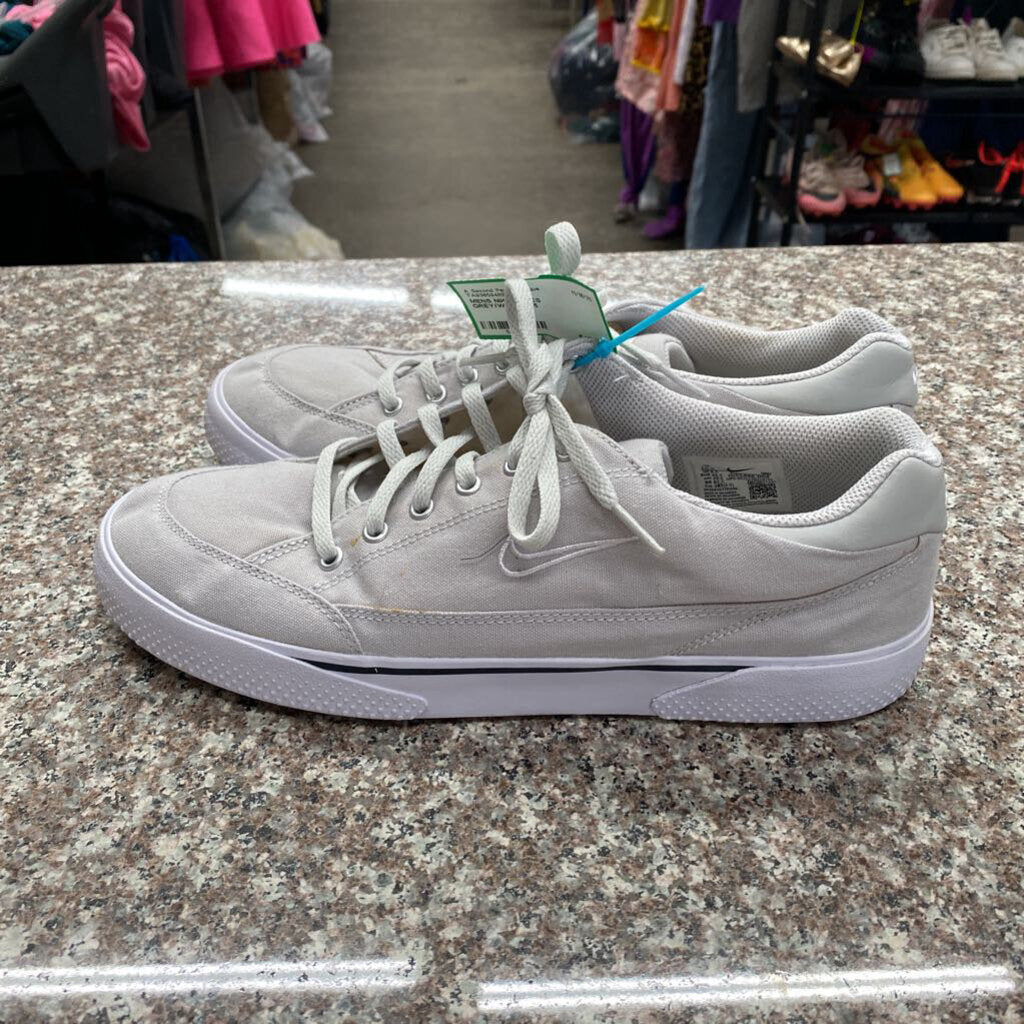MENS NIKE SHOES GREY/WHITE 10.5