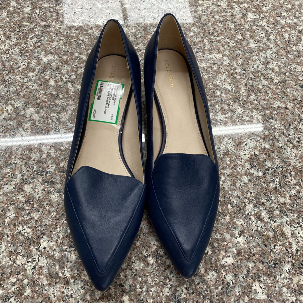 WOMENS COLE HANAN NAVY BLUE CASUAL SHOES 10
