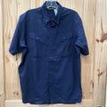 UNDER ARMOUR NAVY HEAT GEAR BUTTON UP S