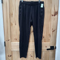 MENS RUSSELL BLACK TAPERED PANTS L