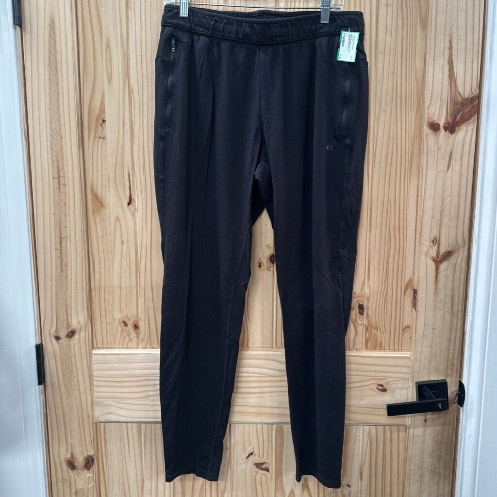 MENS RUSSELL BLACK TAPERED PANTS L