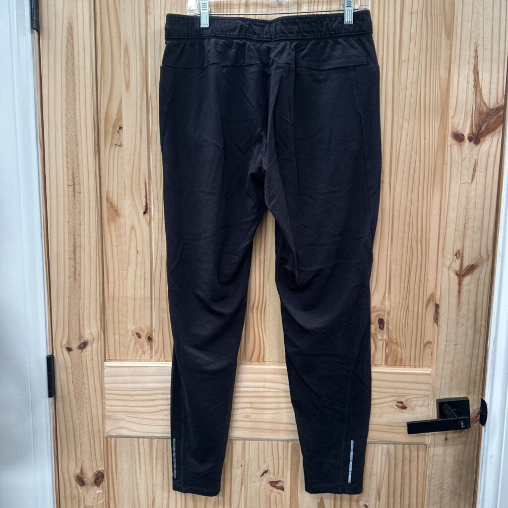MENS RUSSELL BLACK TAPERED PANTS L