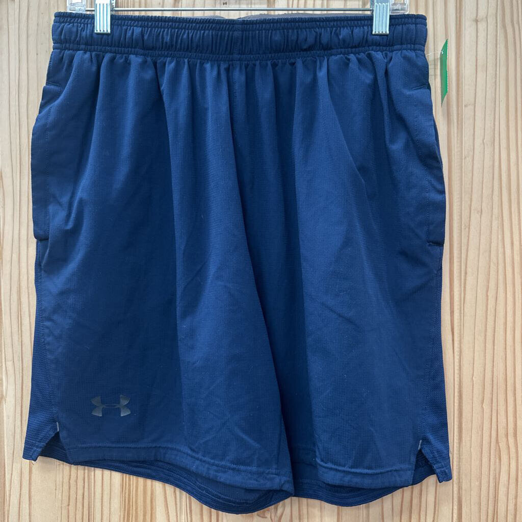 MENS UNDER ARMOUR NAVY SHORTS L