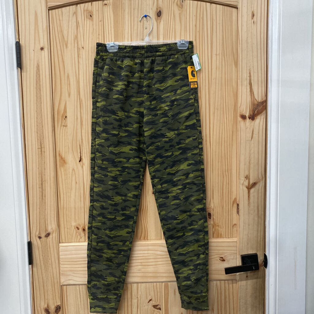 BOYS CARHARTT CAMO PANTS L 14/16 NWT