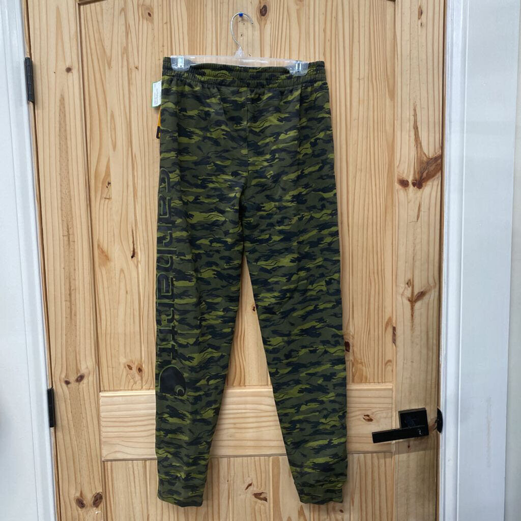BOYS CARHARTT CAMO PANTS L 14/16 NWT
