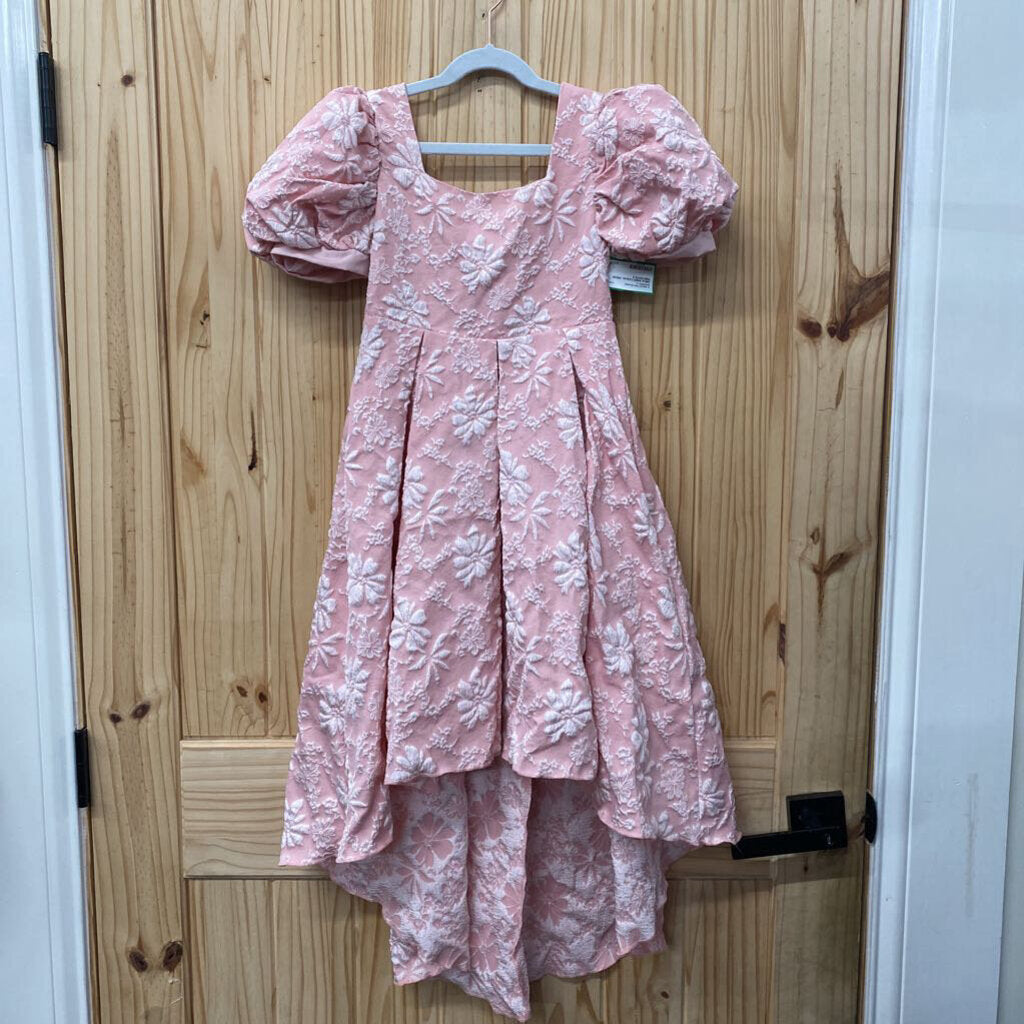GIRLS SHEIN CASUAL DRESS PINK/WHITE 9