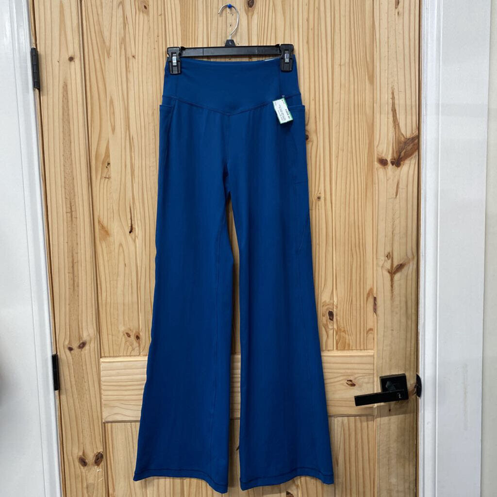 WOMENS TEK GEAR DK TEAL FLARE PANTS S NWT