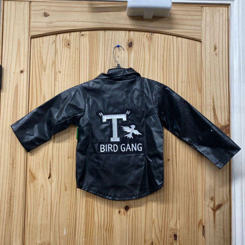 BOYS GREASE BLK JACKET 6/7