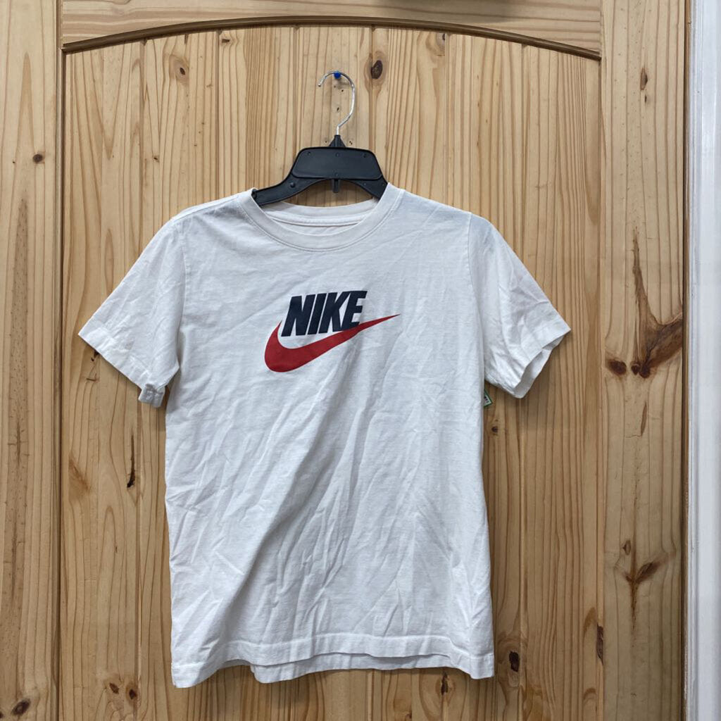 BOYS NIKE T-SHIRT WHITE/BLUE/RED XL 14