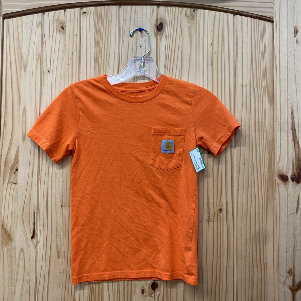 BOYS CARHARTT ORANGE T-SHIRT 7