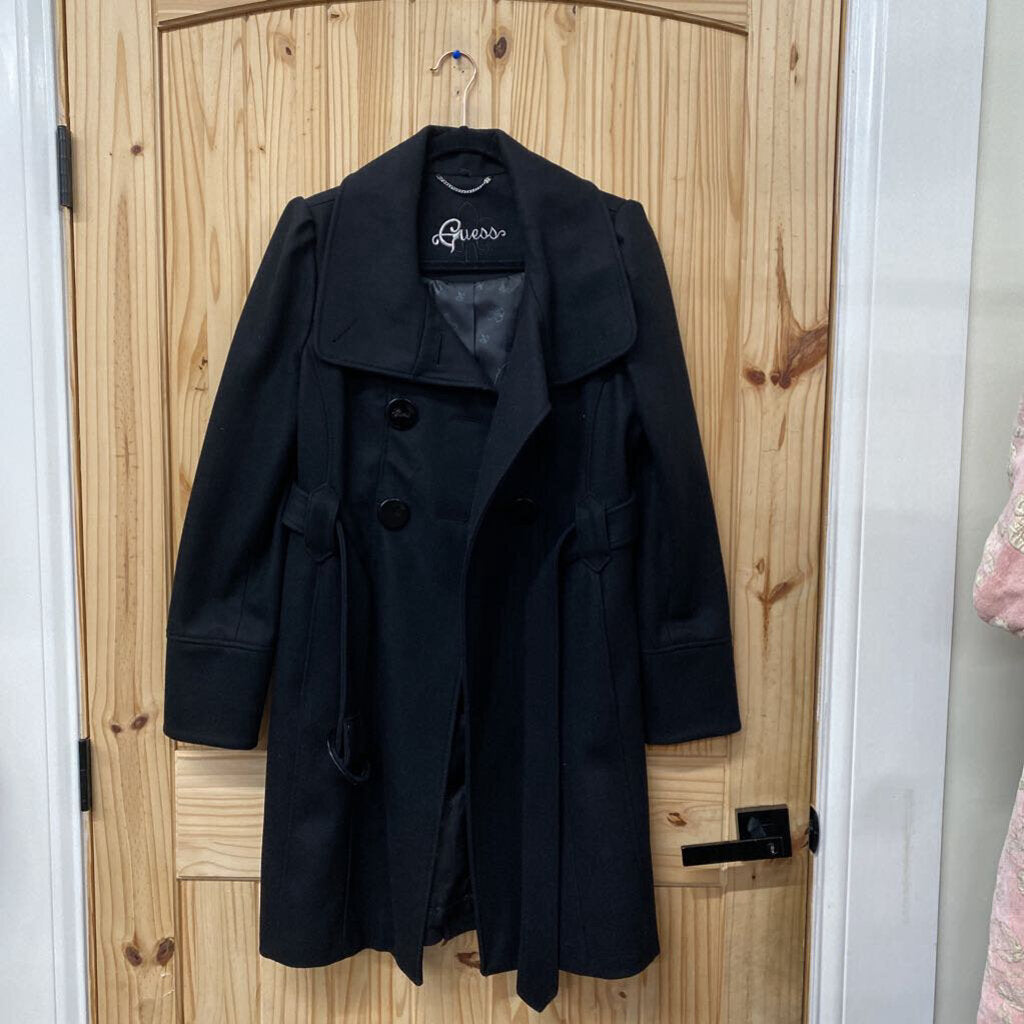 WOMENS GUESS BLK CASUAL JACKET L