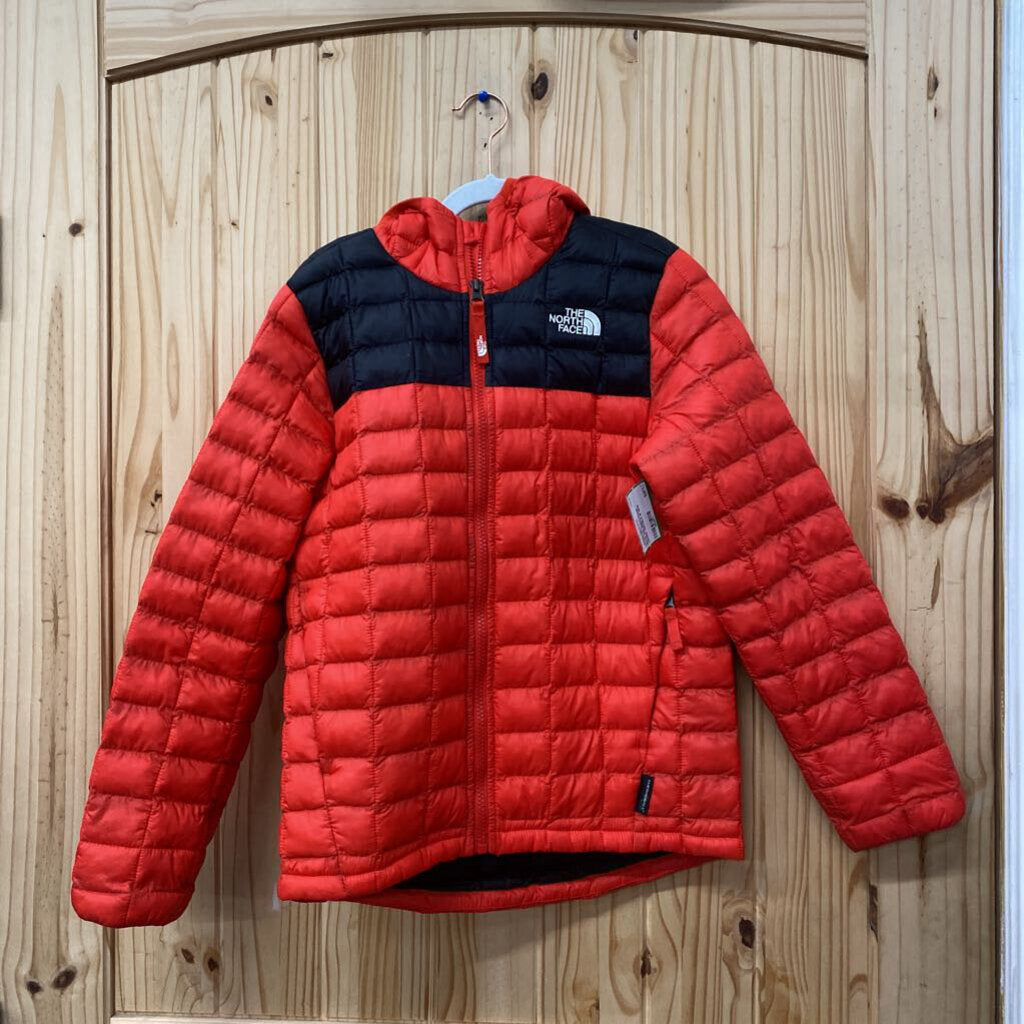 BOYS THE NORTH FACE JACKET RED/BLK M 10/12