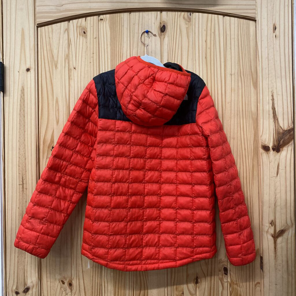 BOYS THE NORTH FACE JACKET RED/BLK M 10/12
