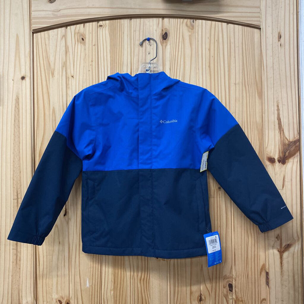 BOYS COLUMBIA BLUE JACKET XS 6/7 NWT