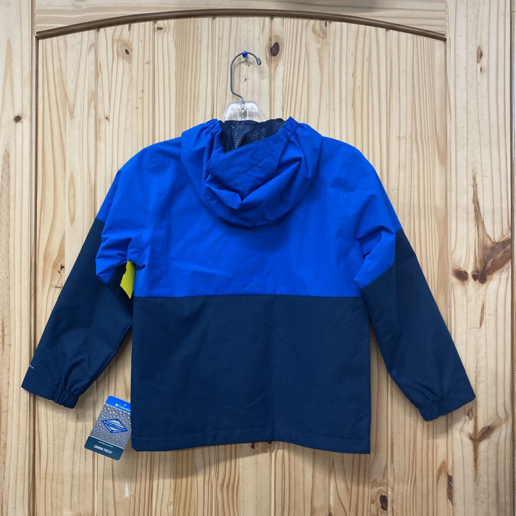 BOYS COLUMBIA BLUE JACKET XS 6/7 NWT