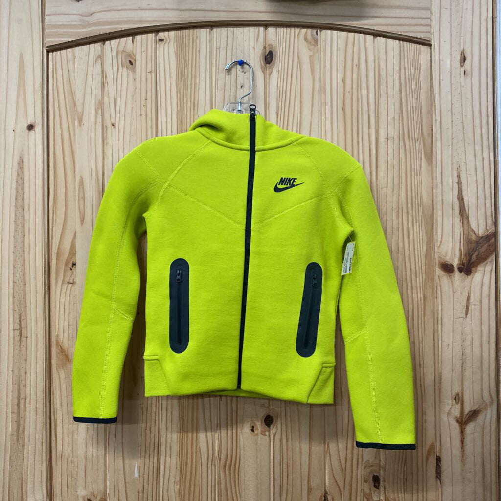 BOYS NIKE JACKET LIME GREEN/BLK XS 6/7 NWT