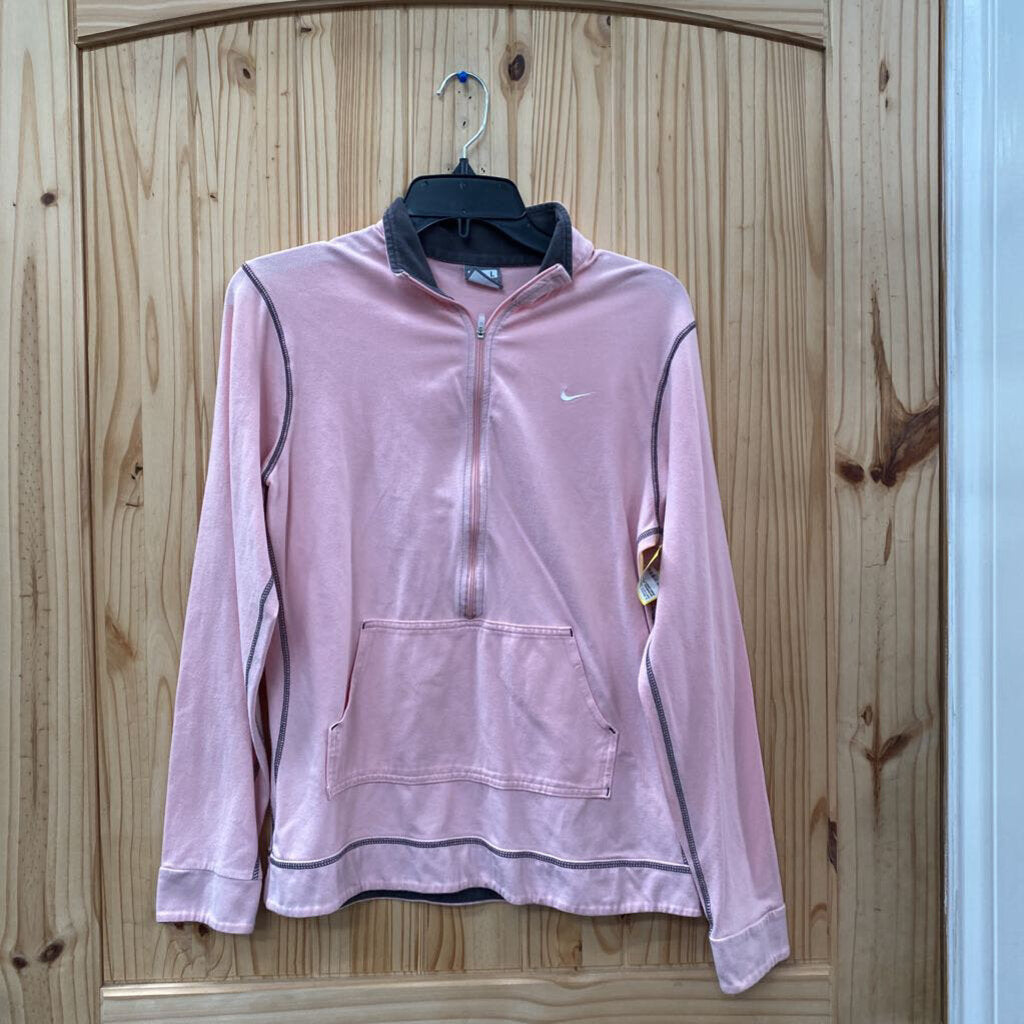 WOMENS NIKE PULLOVER LT PINK/GREY L