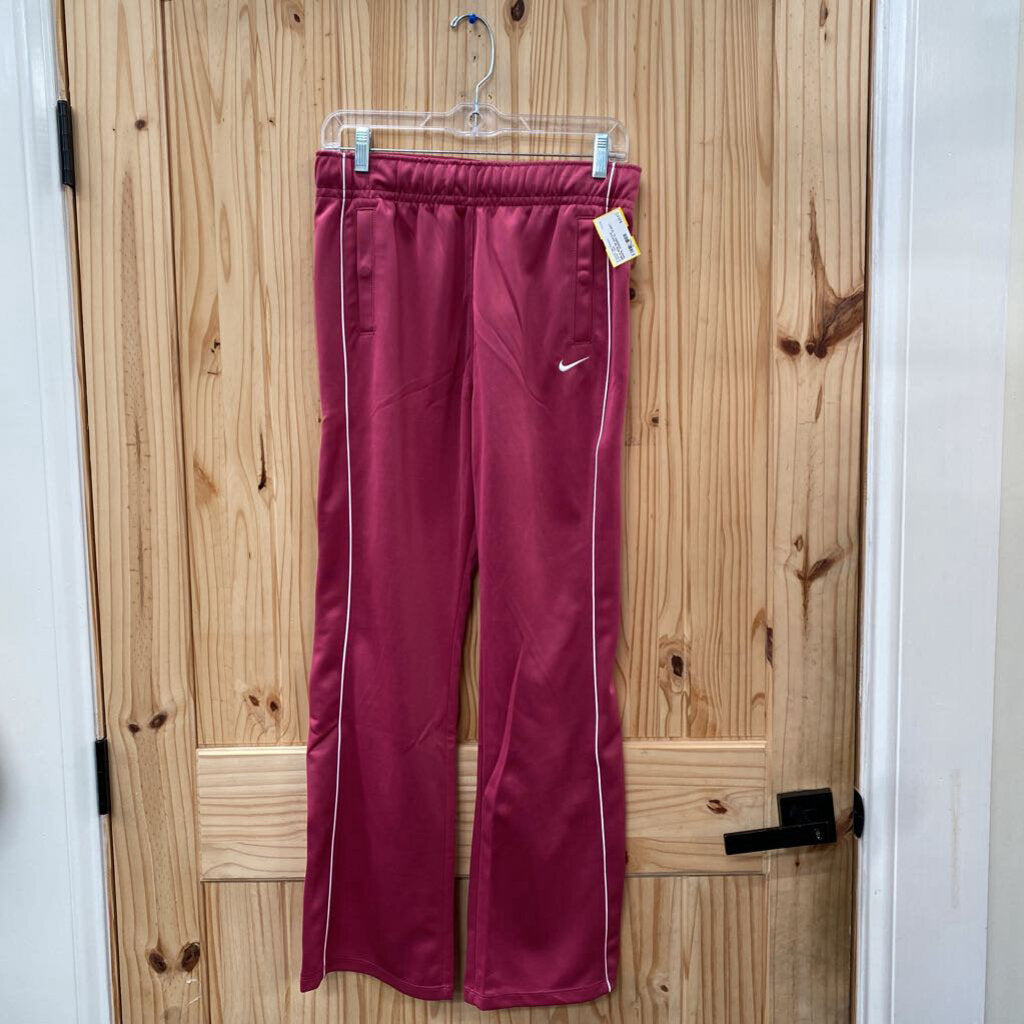 GIRLS NIKE DK MAUVE /WHITE JOGGERS XL 14 NWT
